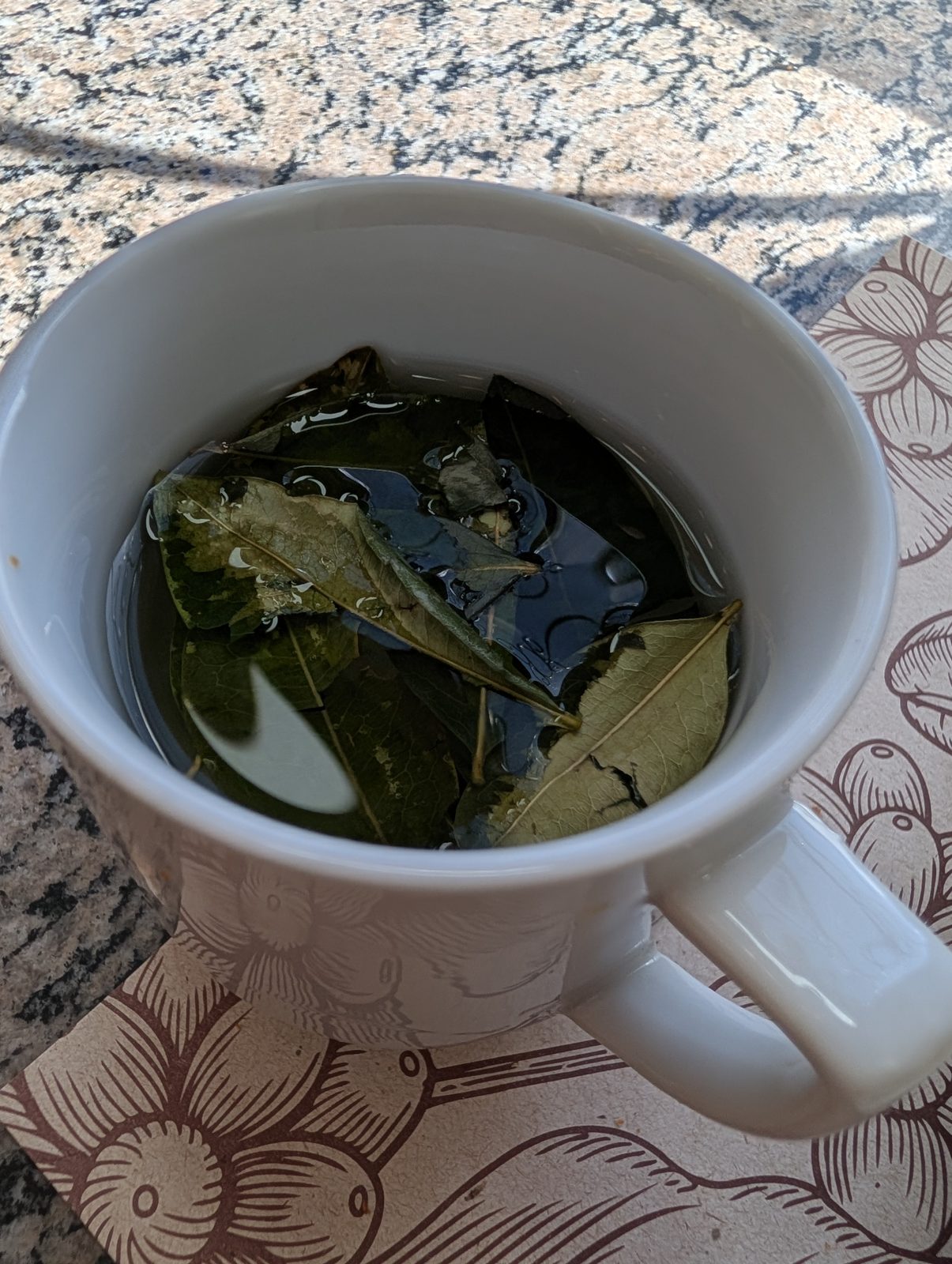 Coca tea, first thing. Every morning in Bolivia, and it does help.