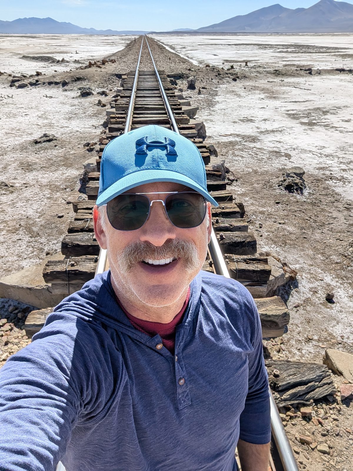 The railway to Chile, built for silver and now mostly for photos.