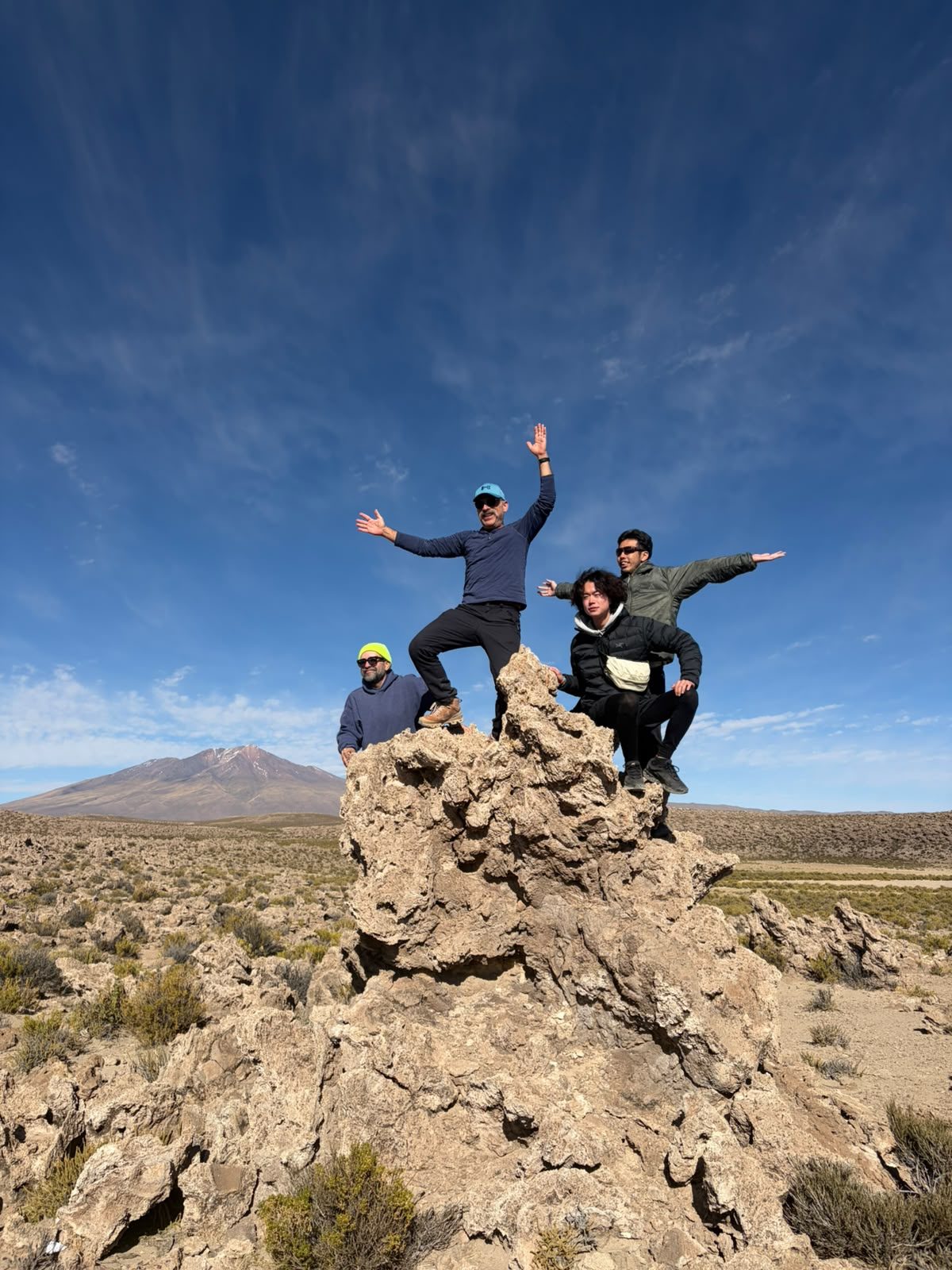 Then everyone climbed it.