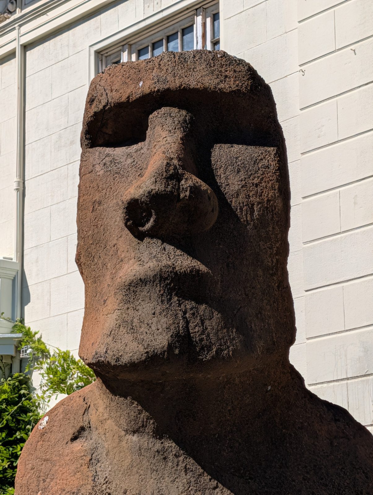 The moai at the Museo Fonck.