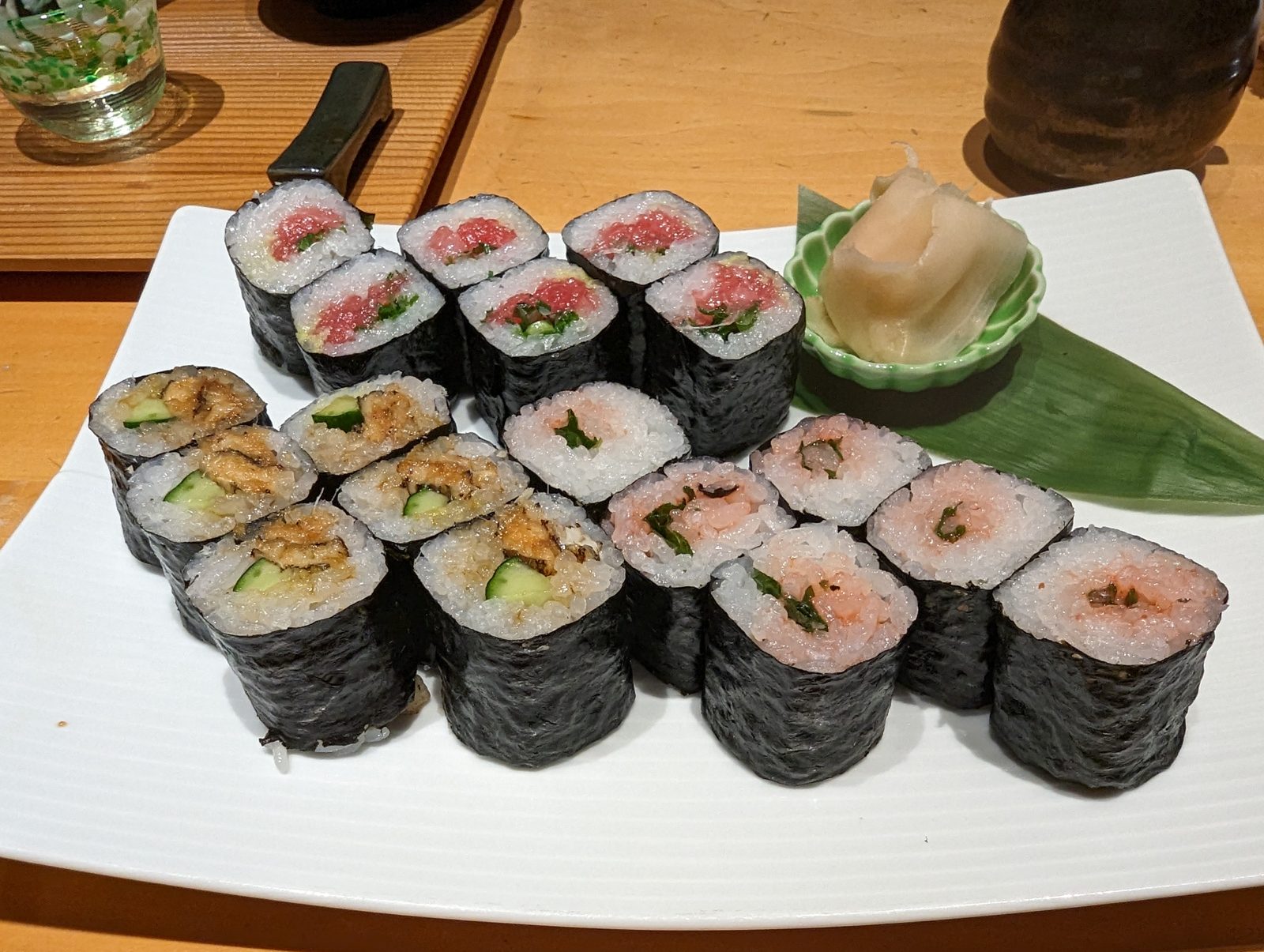 Maki, three kinds.