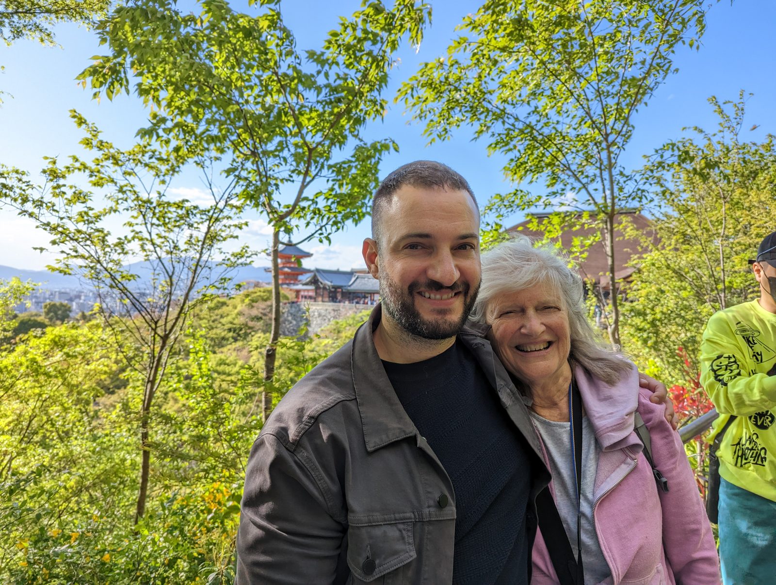 Ari and Chris at Kiyomizu.