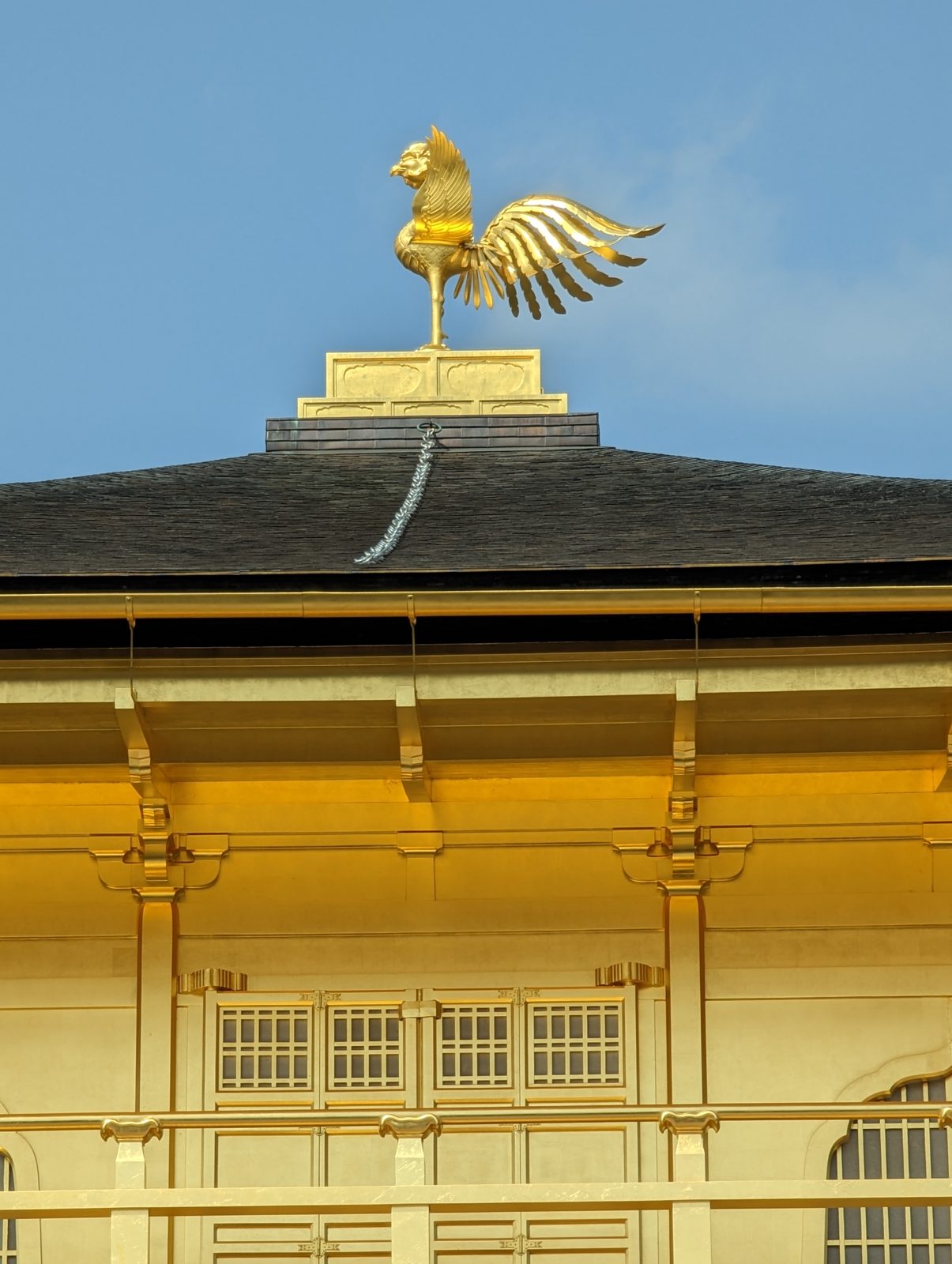 The phoenix on the roof.