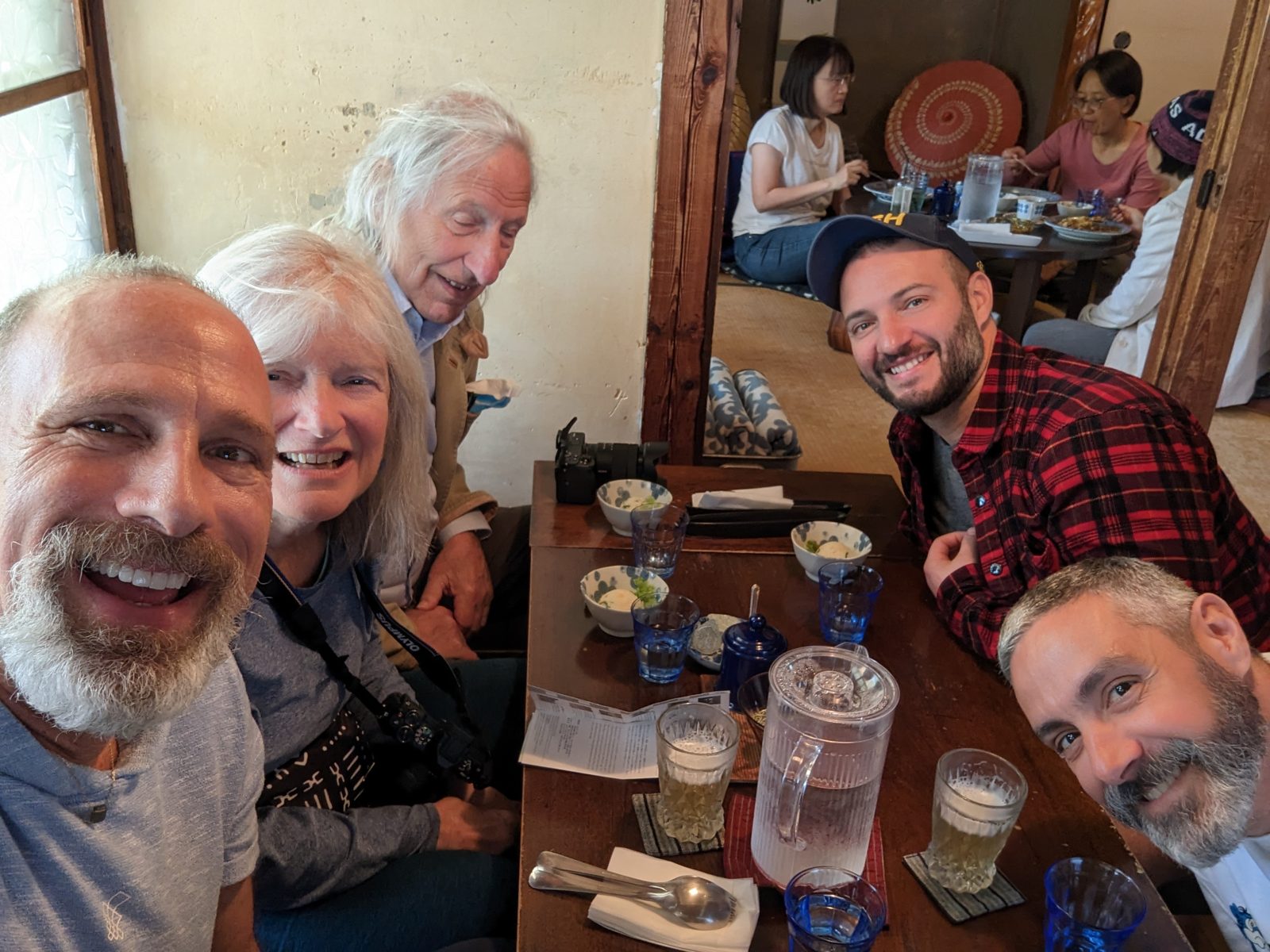 Lunch on Naoshima, all five.