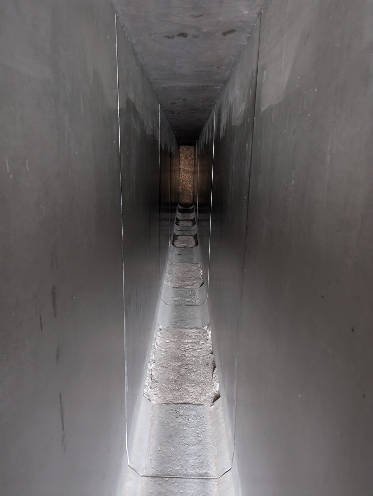 Go'o Shrine. Hiroshi Sugimoto rebuilt the shrine with a glass staircase that runs underground.